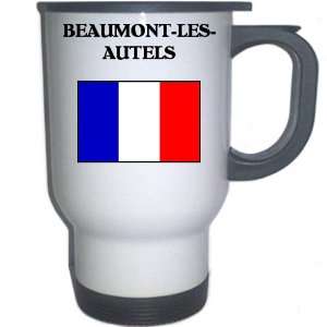  France   BEAUMONT LES AUTELS White Stainless Steel Mug 