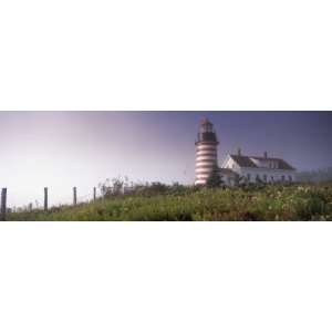 , West Quoddy Head Lighthouse, Lubec, Washington County, Maine 