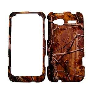 HTC RADAR AUTUMN WOODS CAMO CAMOUFLAGE RUBBERIZED COVER HARD PROTECTOR 