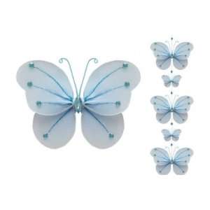  Ava Butterfly Garland Decoration   Blue