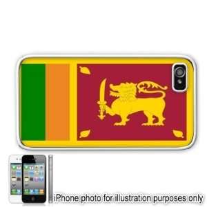  Sri Lanka Flag Apple Iphone 4 4s Case Cover White 