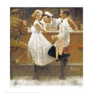  After the Prom Norman Rockwell. 24.38 inches by 26.00 