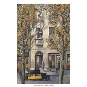  217 Barcelona   Poster by Didier Loureno (27.5 x 39.375 