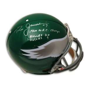  Ron Jaworski Autographed Pro Line Helmet  Details 