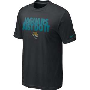 Jacksonville Jaguars Black Nike Just Do It T Shirt
