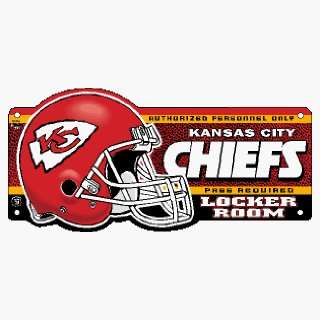  NFL Kansas City Chiefs Locker Room Sign *SALE*