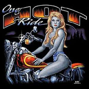 One Hot Ride Motorcycle Biker T Shirt  