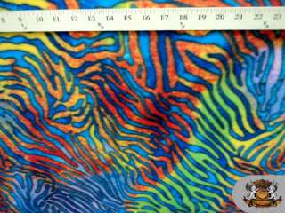 FLEECE PRINTED FABRIC APRO ZEBRA