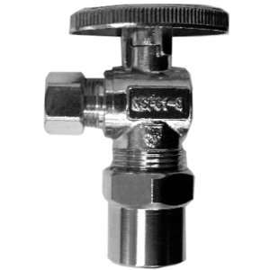   Ball Valve Supply Stop TPC, 1/2 Inch C PVC by 3/8 Inch Compression