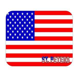  US Flag   St. Peters, Missouri (MO) Mouse Pad Everything 