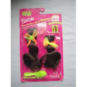    Cut and Style  Brunette Attachable Hair Refills Toys & Games