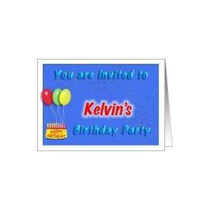  Kelvins Birthday, Invitation to the Party Card Toys 