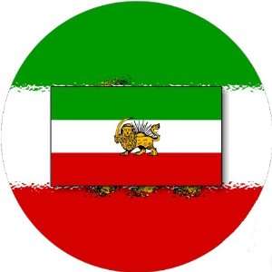    Pack of 12 6cm Square Stickers Iran 1925 Flag
