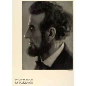  1924 Print Abraham Lincoln George Billings Actor Witzel 