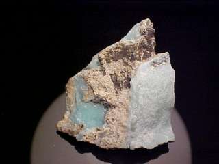   Blue Smithsonite & Zincian Aragonite Crystal LAVRION, GREECE  