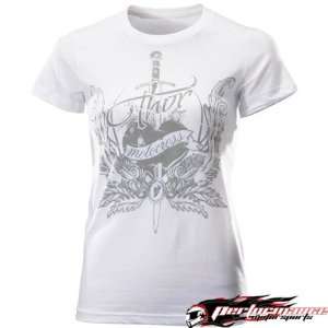  THOR SCARED WHITE X LARGE/XL WOMENS TEE/T SHIRT 