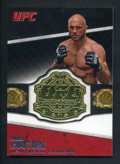 2011 Topps UFC Title Shot Randy Couture Belt Plate  