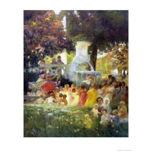 La Ronde des Enfants Giclee Poster Print by Gaston Latouche, 24x32 