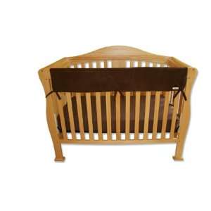  Trend Lab Front Rail 51 Crib Cover Brown #109081 Baby