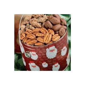 Ho Ho Ho Pecan Snack Tin, Nt. Wt. 2 lbs. 4 oz.  Grocery 