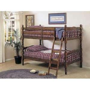    Homestead Walnut Twin and Twin Bunk Bed   Acme 2300