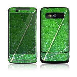  HTC 7 Trophy Skin Decal Sticker   Green Leaf Texture 