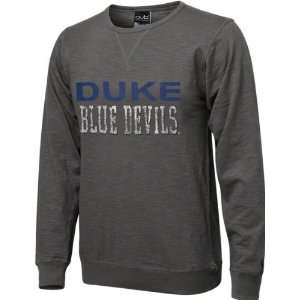 Duke Blue Devils Grey Knockout Slub Knit T Shirt Sports 