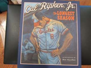 Cal Ripken Orioles Signed Kids Book The Longest Season  