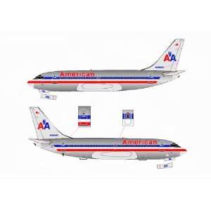  Jet X American Airlines B737 200 N469AC Model Airplane 