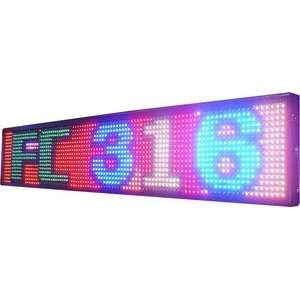   Full Color LED Window Sign Display (RGB) 16 x 78