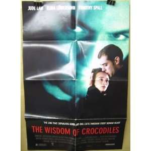 Movie Poster The Wisdom Of Crocodiles Jude Law Elina Lowensohn Lot007