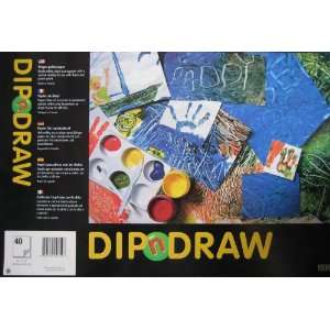  Dip N Draw Finger Paint Paper 12 X 18   40 Sheets Arts 