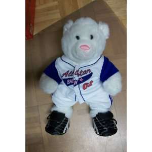 White Bear Pink Nose All Star BABW with shoes Outfit (Build A Bear 
