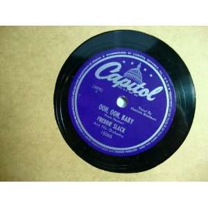   Freddie Slack, An Old Piano / Ooh, Ooh Baby   78 Rpm 10 Record Music