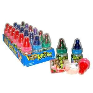 Baby Bottle Pops Assorted Flavors (Pack of 18)  Grocery 