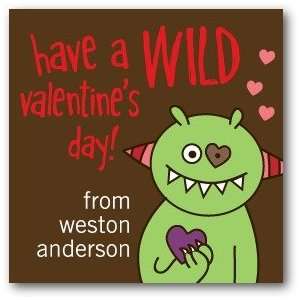  Valentines Day Gift Tag Stickers   Wild Bunch By Jill 