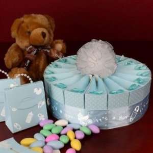  1 Tier Baby Shower Favor Cake Kit   Its a Boy