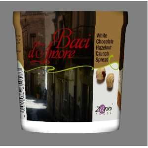 Baci D Amore  White Chocolate Hazelnut Crunch Made in Sicily, Italy 