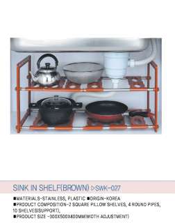 Kitchen shelves★Sink in Shelf★DIY★★Storage★Rack  