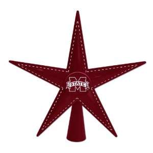 Mississippi State Metal Christmas Tree Topper  Sports 
