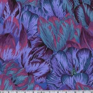   Collection Tulip Mania Blue Fabric By The Yard Arts, Crafts & Sewing
