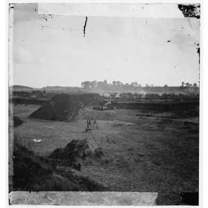  Civil War Reprint Savannah, Georgia vicinity. View of Fort 