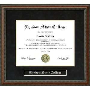 Lyndon State College (LSC) Diploma Frame  Sports 