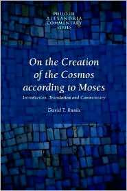 On the Creation of the Cosmos according to Moses, (1589831608), Philo 
