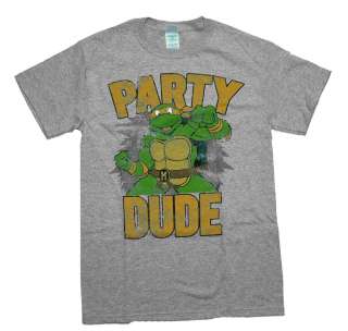 Teenage Mutant Ninja Turtles TMNT Party Dude Cartoon T Shirt Tee 