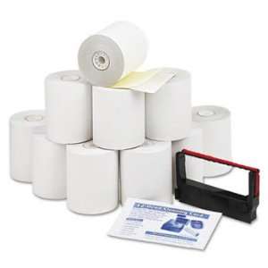  Paper Rolls, Credit Verification Kit, 3 x 90 ft, White 