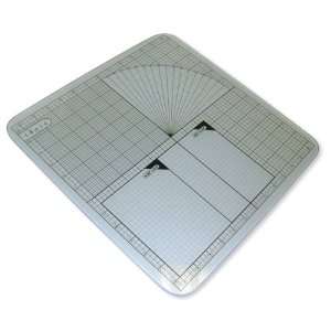  Tempered Glass Mat 12X12 Measuring Grid