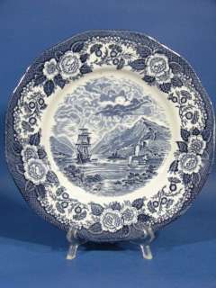 d237 LOCH OICH of SCOTLAND on Wedgwood Plate TUNSTALL  