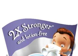 2X Stronger* and lotion free *When wet vs. the leading value tissue