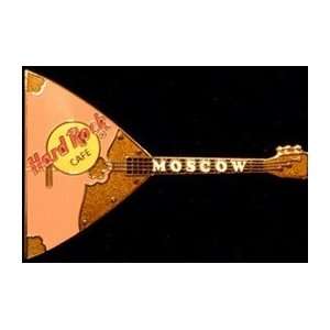  Hard Rock Cafe Pin 20023 Moscow Balalaika Guitar 